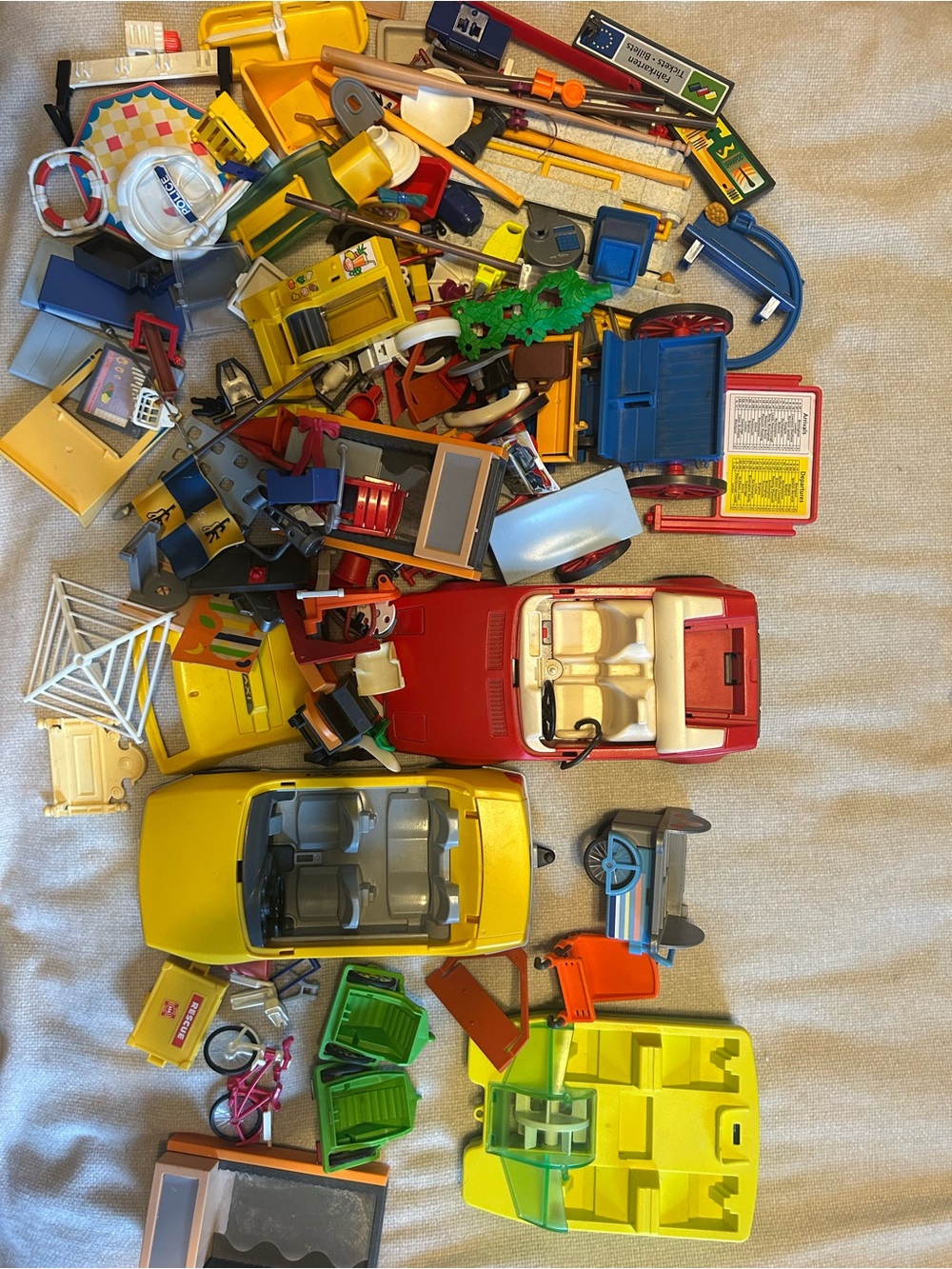 Large lot of Playmobil parts